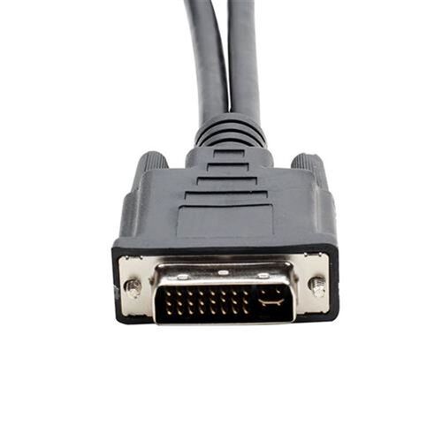 DVI24+5转双VGA线24+1针dvi公转2vga母dvi转vga转接线dvi一分二