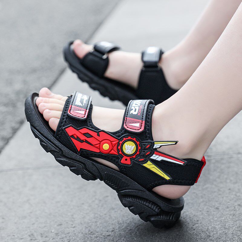 软底防滑凉鞋男童帅气沙滩鞋6到12岁小学生夏季拖鞋男孩8儿童鞋女