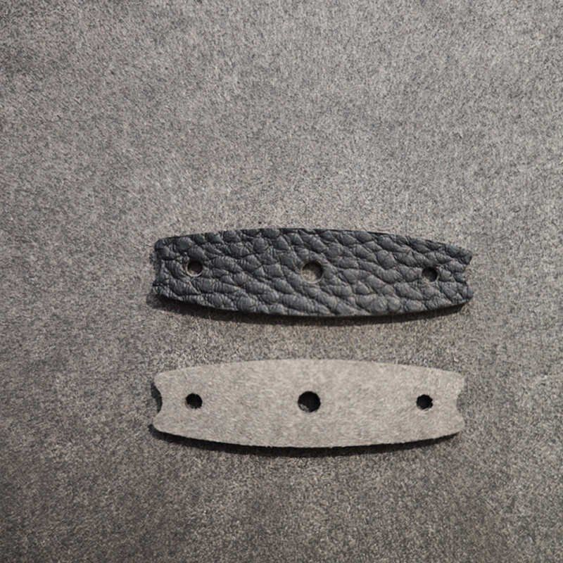 优选名洋新款2.2厚荔枝纹刀模冲压皮兜,手感好