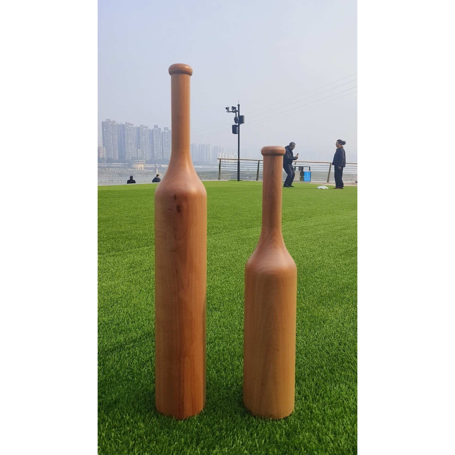 印度棒铃酒瓶棒木质木制实木棒铃体能印度瑜伽肩颈体能