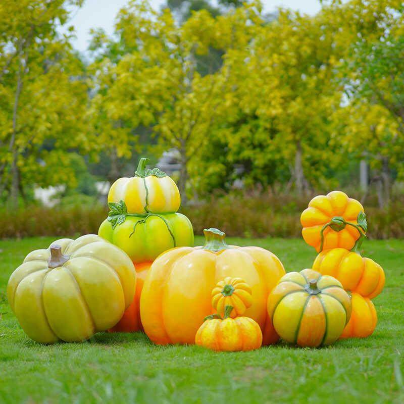 户外玻璃钢仿真南瓜雕塑花园林景区农场庄园丰收美陈蔬菜装饰摆件,机械设备,其他机械设备,淘宝优惠券,粉丝福利购,淘宝优惠卷