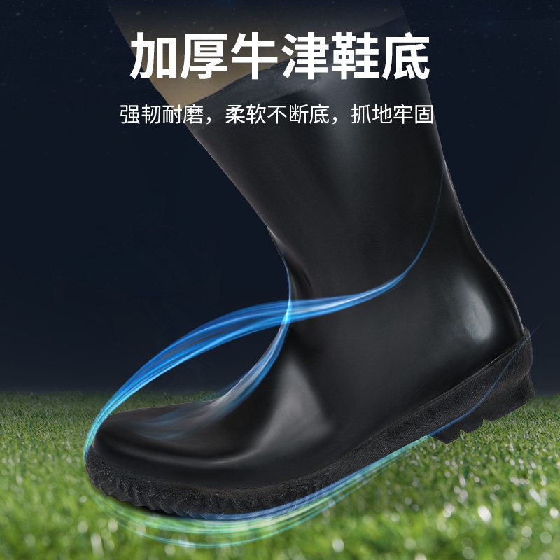 下水裤加厚牛津橡胶水鞋连体全身防水服捉鱼水衣连体水库雨裤皮叉