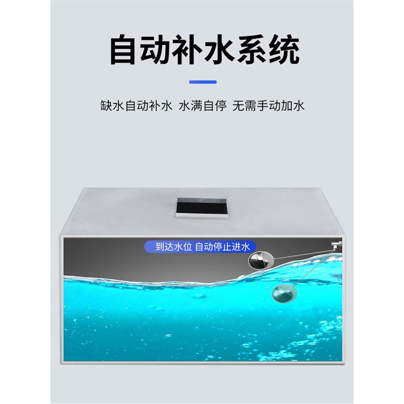 定制304不锈钢水箱方形落地式储水箱工业移动式储水浸泡池卤煮桶