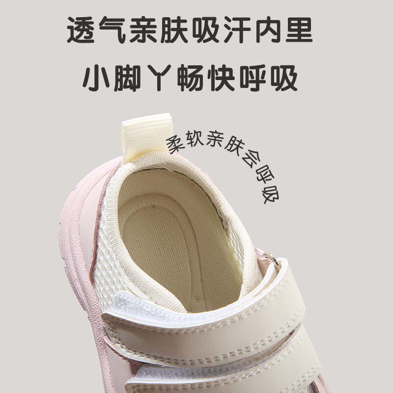 春夏女宝宝软底学步鞋0-1一2岁男小童单网鞋婴幼儿鞋子透气半凉鞋