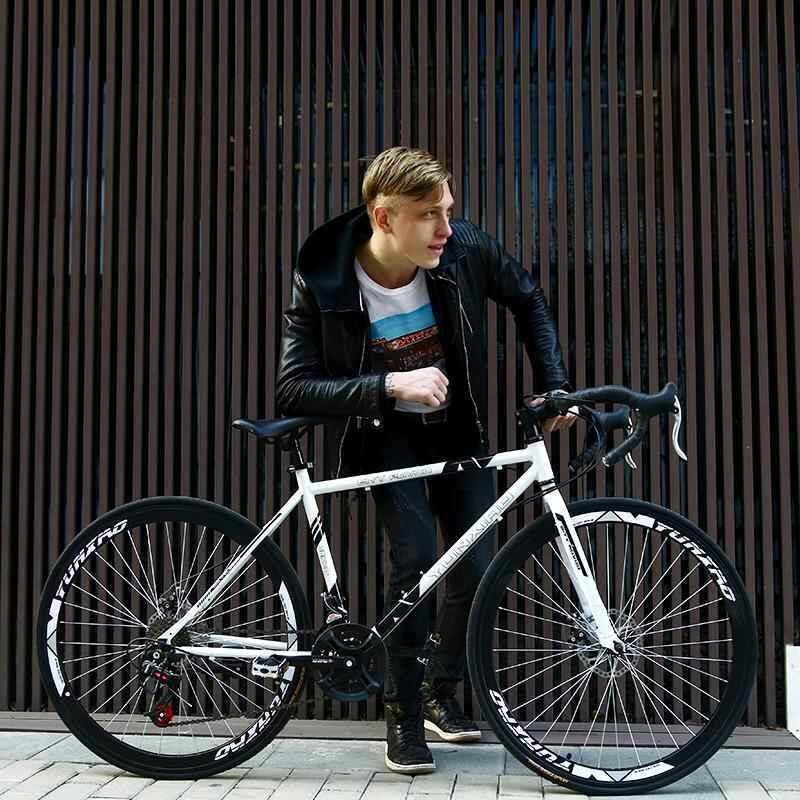 自行车超快 超轻公路赛车成人变速男女款式双碟刹学生儿童单车实