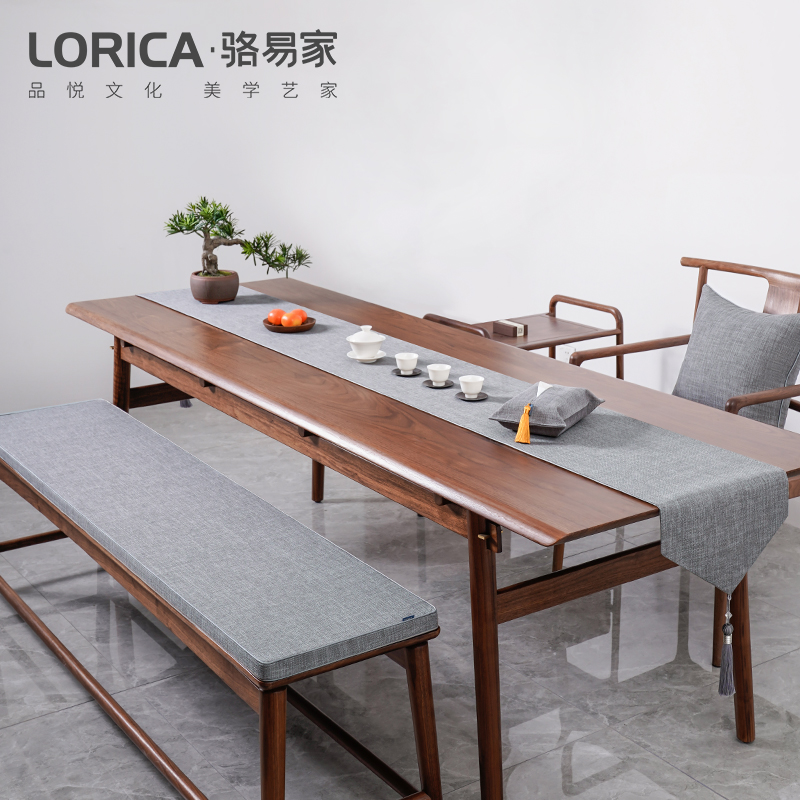 中式长凳坐垫红木椅子沙发坐垫卡座长板凳座垫实木家具茶桌茶椅垫