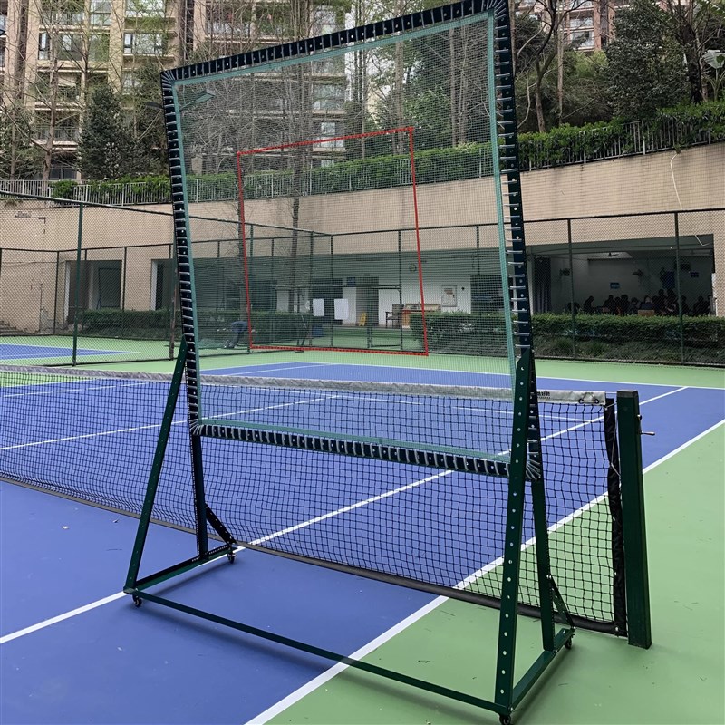 网球壁网球网球反弹簧配150多移动弹簧式网球训练器网球壁网反弹