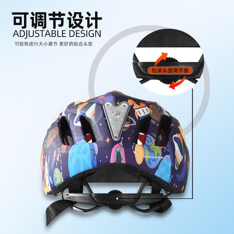 自行车儿童全盔山地车单车骑行保护盔单车轮滑平衡车头盔骑行配件