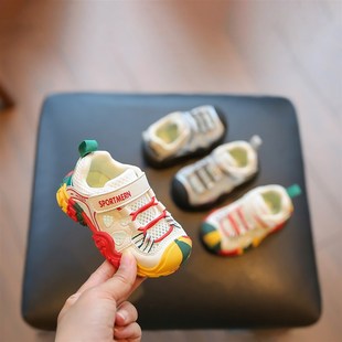 1一3岁女宝鞋 软底男宝机能鞋 子婴儿透气鞋 小童鞋 宝宝鞋 夏季 子网鞋