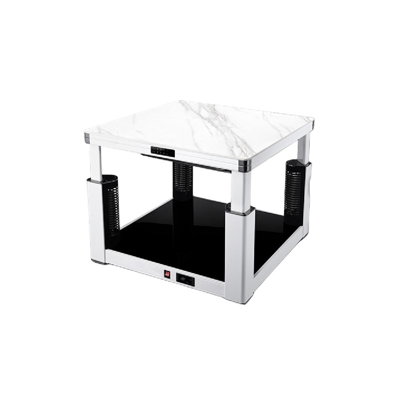 家用客厅电暖桌正方形茶几烤火桌子四面暖脚速热电暖炉电烤火炉子