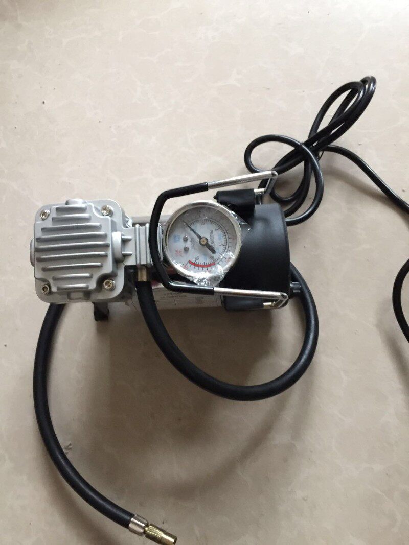 汽车打气泵家用h两用220v小型大功率轮胎冲气棒篮球足球排球充气