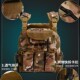 儿童迷彩战术马甲快拆战术马甲背包作战装 备三级甲包