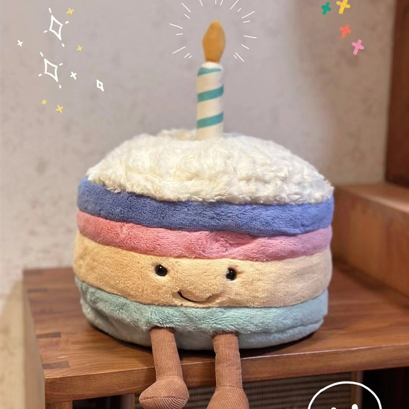 卧室沙发客厅样板间布偶玩偶毛茸茸毛绒绒摆件雕塑儿童动物摆件