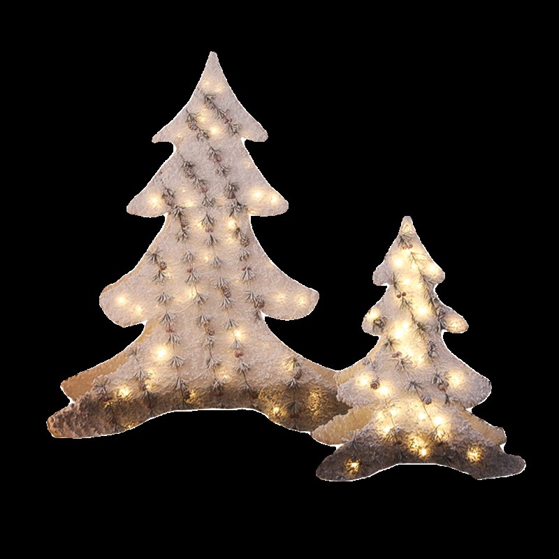 圣诞节装饰品摆件发光雪人麋鹿圣诞树商场布置氛围橱窗场景布置