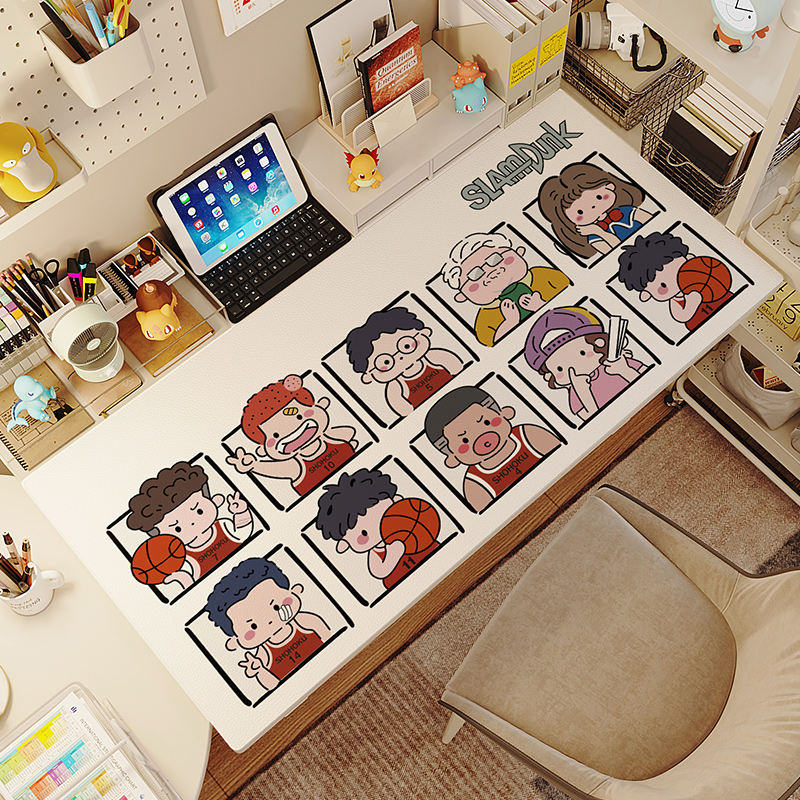 卡通学习桌垫书桌学生办公桌垫儿童环保电脑桌面垫子皮革办公桌布