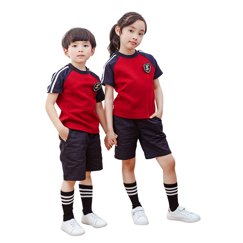 幼儿园园服儿童班服夏装小学生校服夏季英伦学院风毕业表演服