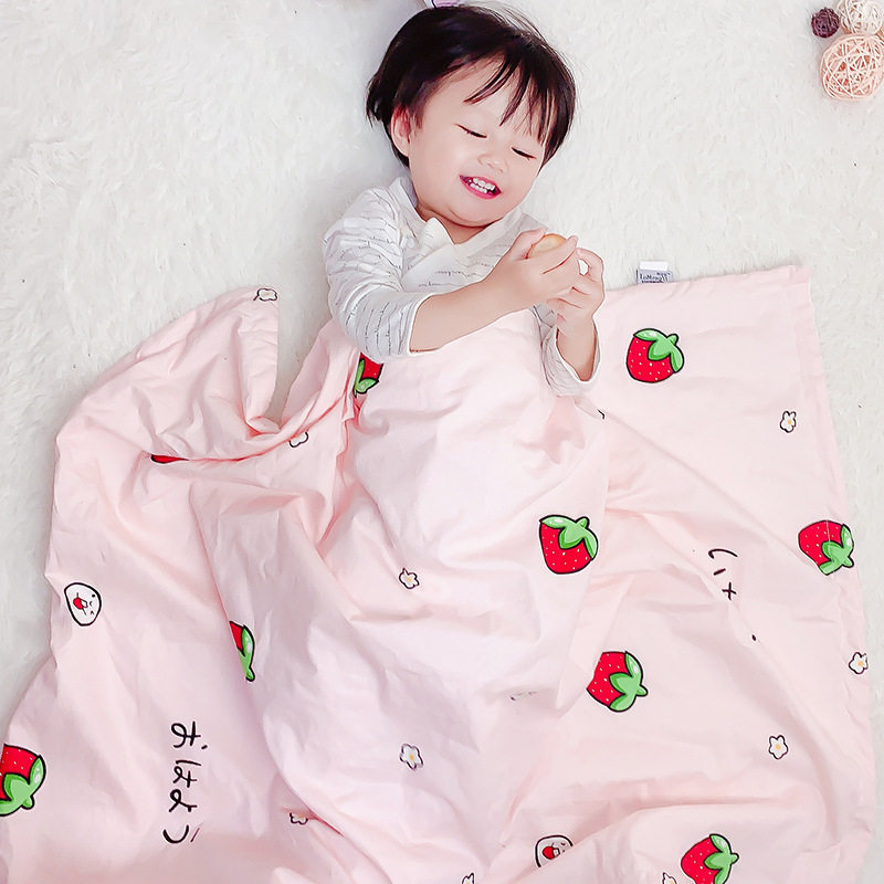 安抚豆豆毯包被婴儿毯子用品宝宝空调被幼K儿园盖毯被儿童夏凉被