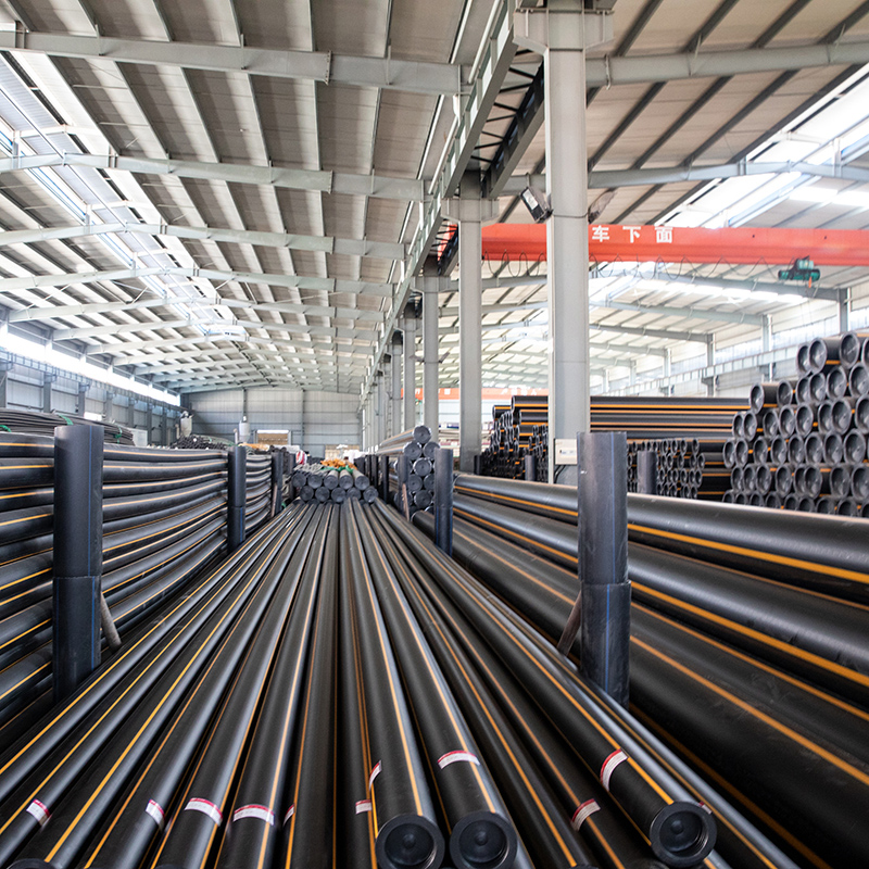 pe管50给水管63热熔水管75自来水管道90灌溉管110直管管材10公斤