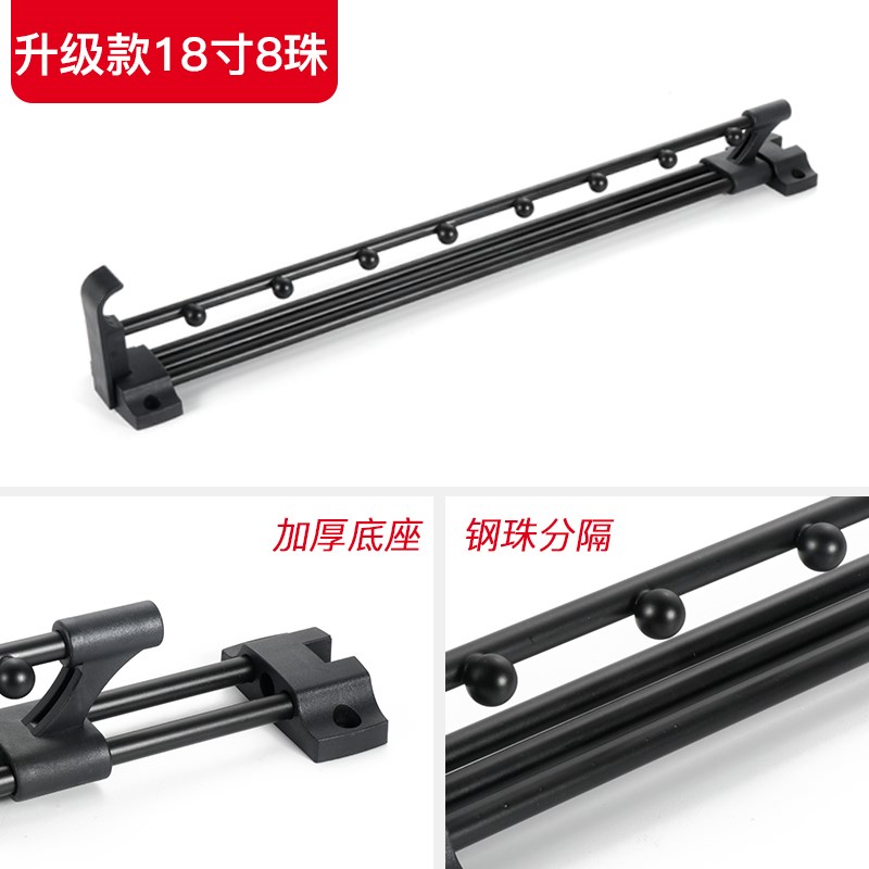 衣柜挂衣杆纵向顶装衣橱浅柜内衣通挂衣架衣帽间收纳可伸缩挂衣器