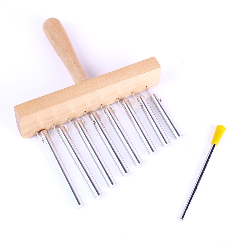 打击乐器奥尔夫教具8音风铃单音素乐队伴奏演出音树支架音束排铃