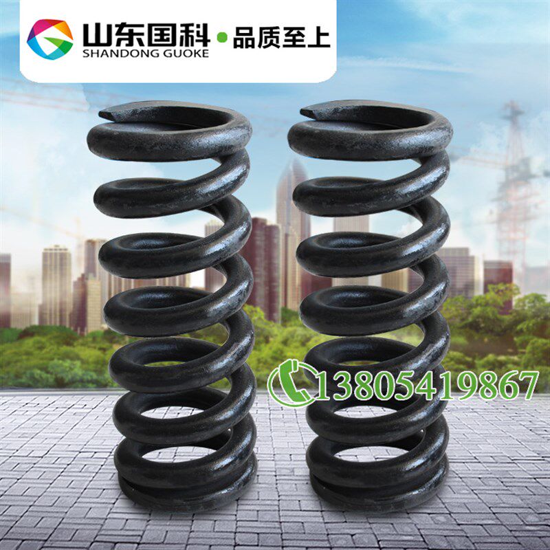 施工电梯底座弹簧订做 升降机减震弹簧 吊笼缓冲弹簧110*280图片
