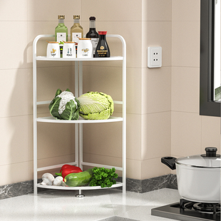 厨房放菜的置物架子多层多功能专用不锈钢落地搁菜架放熟菜阳台架