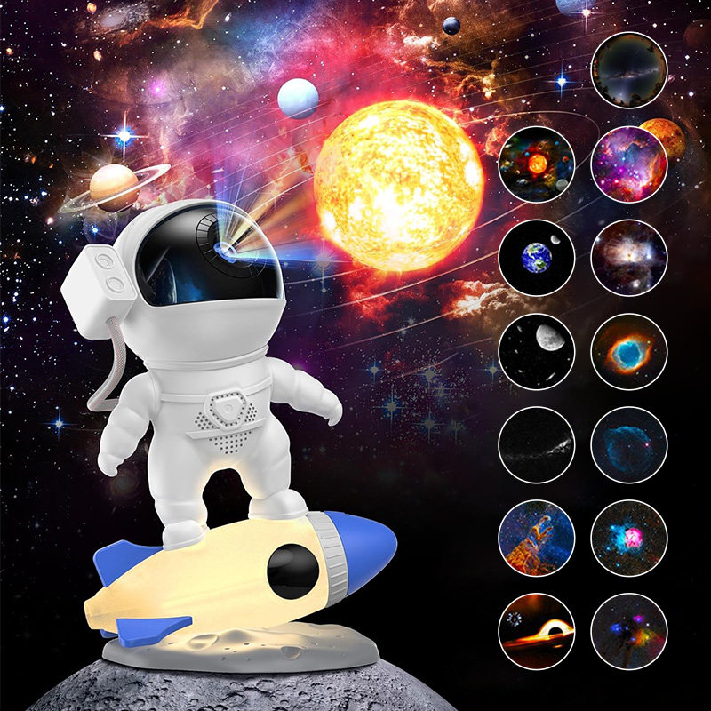 太空人星空灯满天星卧室星空顶气氛灯男儿童女孩太空人高清投影灯