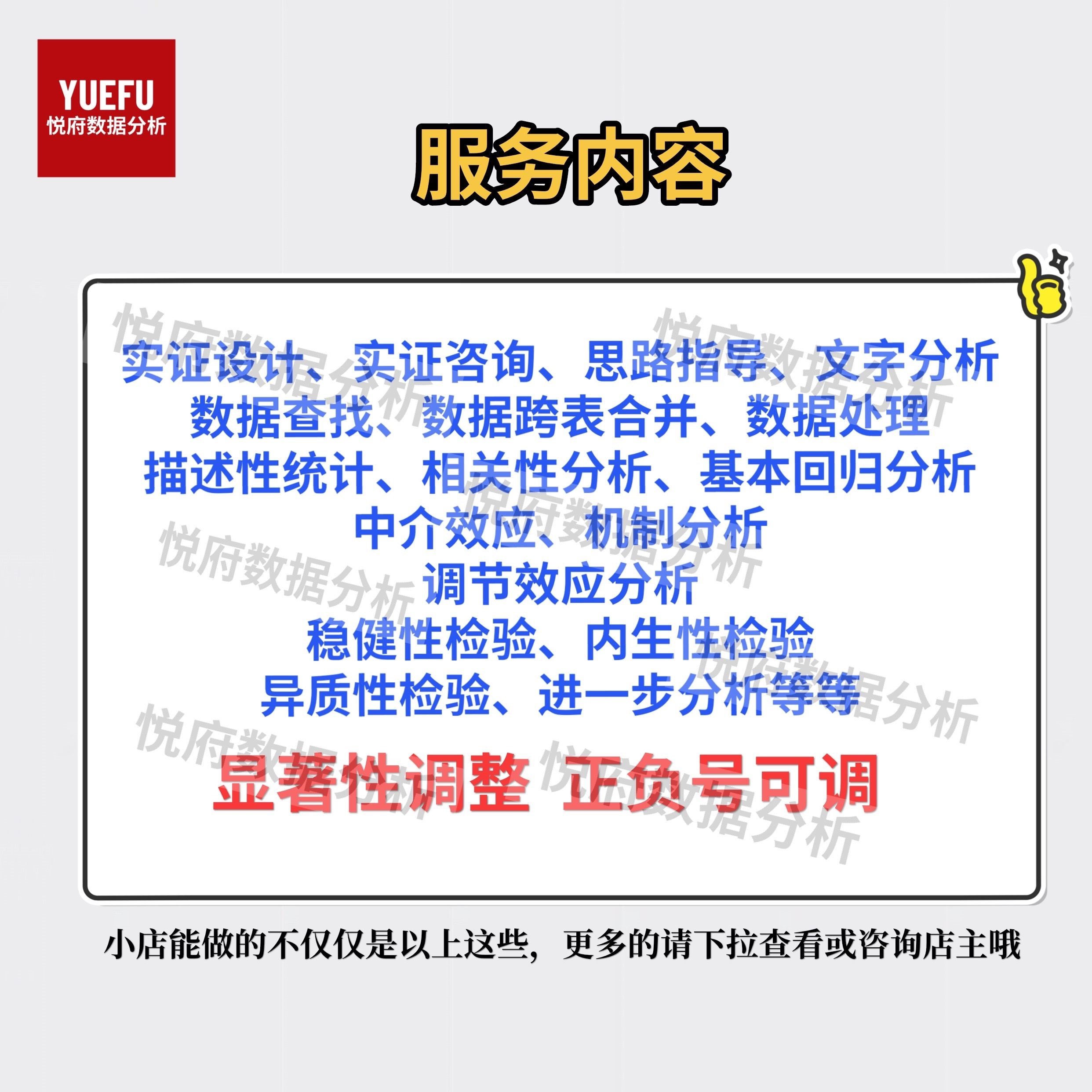 stata实证分析数据分析显著性调整中介效应调节效应stata数据处理