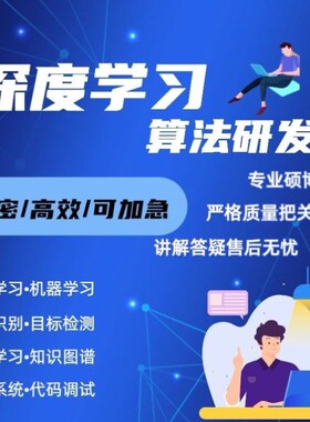 深度学习代做机器学习代做神经网络目标检测语义分割nlp自然语言