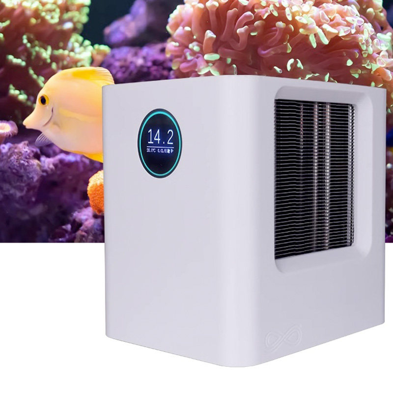 智能小型鱼缸降温水族箱冷水机制冷加热恒温机淡海水用自动温控