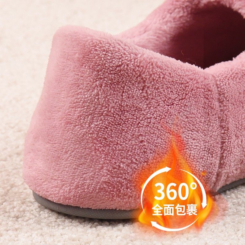 制三棉拖鞋女包跟2021年新款冬季保暖柔软室内月子防滑包根居家