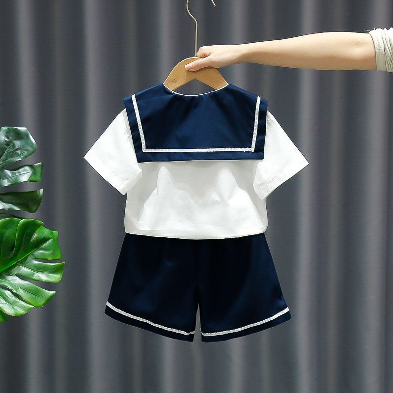 男女宝宝夏季新款兄妹装六一表演服姐弟幼儿园园服夏装龙凤胎套装