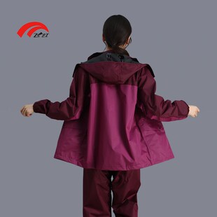 2024新款雨衣成人外穿分体式暴雨级防水雨衣雨裤套装女农民干活