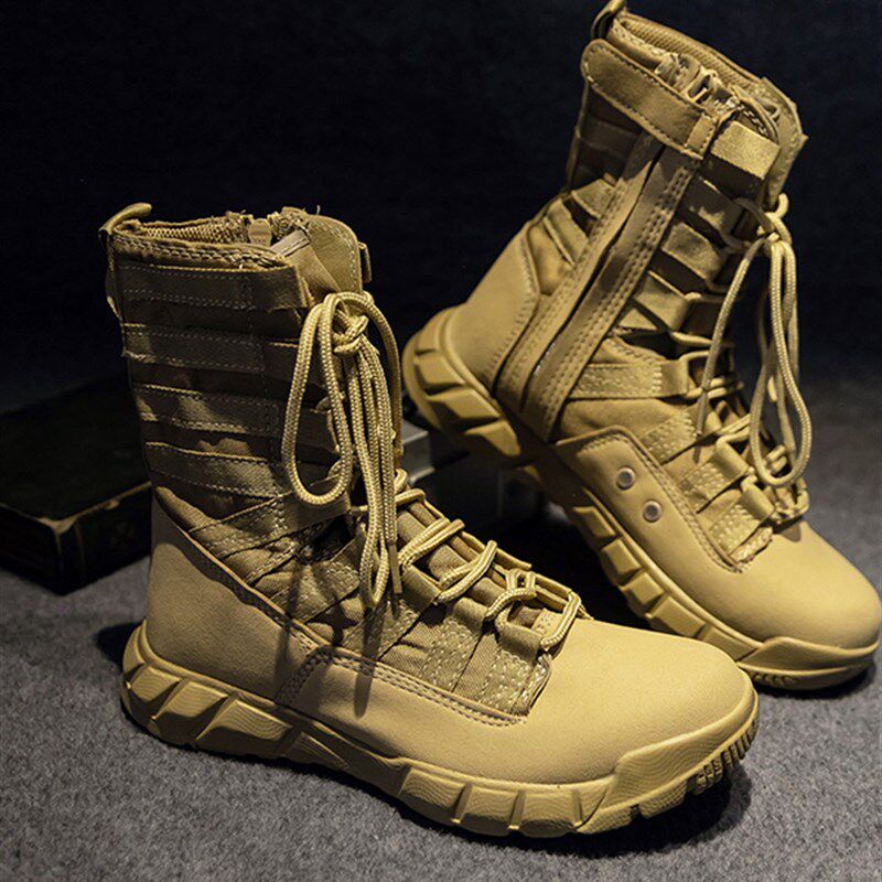 2025登山鞋男女秋防水户外鞋透气轻便爬山鞋沙漠马丁靴防滑徒步男