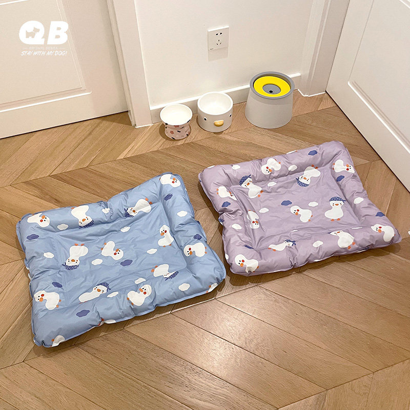 宠物狗狗猫咪夏季降温冷感冰垫凉感冰窝耐抓狗垫子防水防暑狗窝