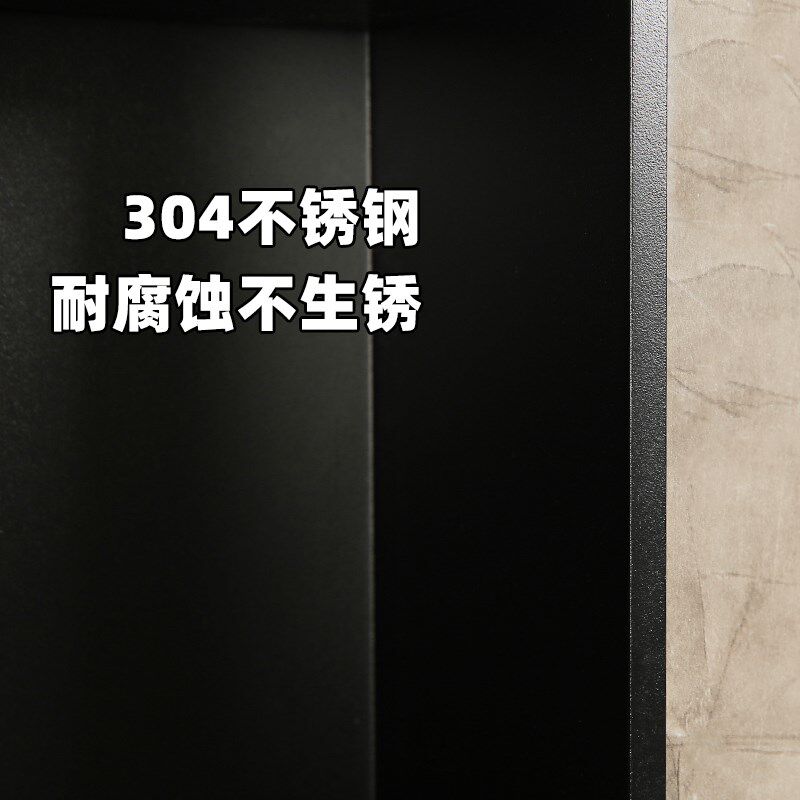 不锈钢壁龛嵌入式内嵌式卫生间浴室淋浴嵌柜成品置物架挡板可定制