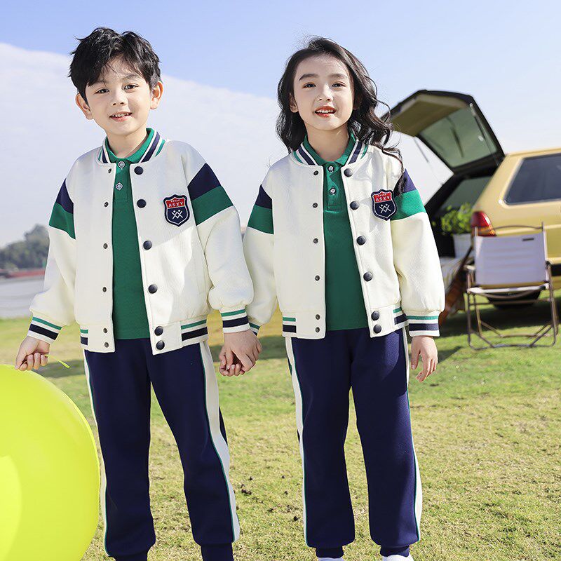 小学生校服春秋套装英伦风三件套儿童班服棒球服幼儿园园服春秋季