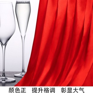 红布布料块绸缎揭幕仪式红布桌布乔迁颁奖红丝绸结婚喜庆大红绸子