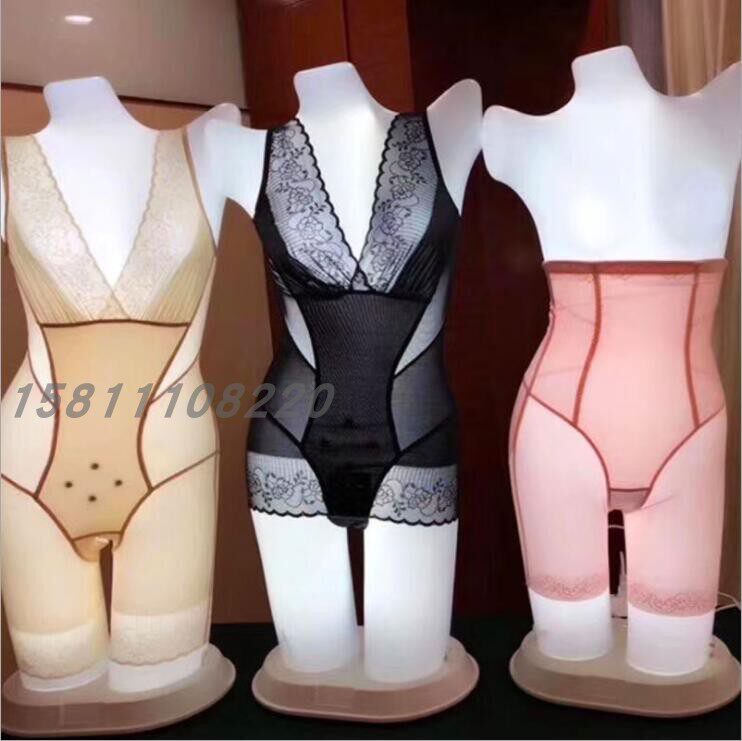 内衣模特道具女半身发光橱窗女模特美体灯模灯光胸膜内裤半体包邮