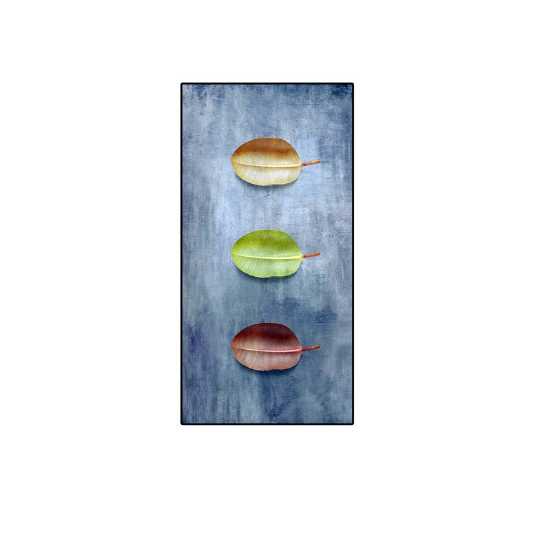 现代简约植物走廊叶子装饰画 客厅背景墙玄关室内艺术画图片