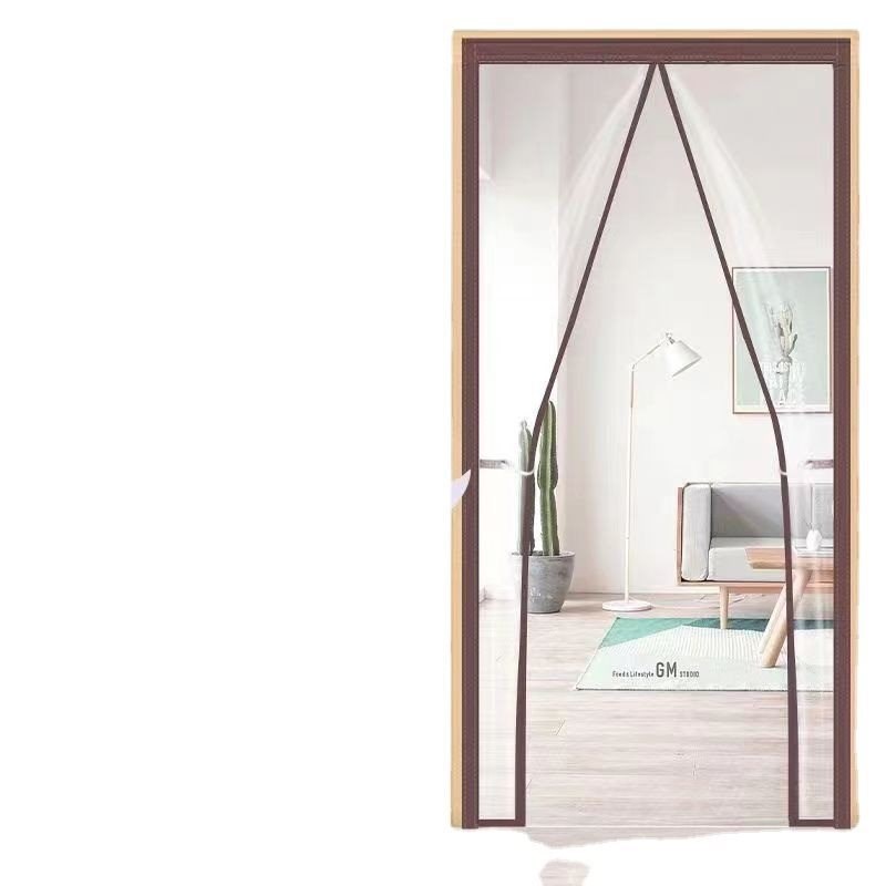 隔热门帘空调防冷气家用厨房烟隔断帘保暖自粘免打孔磁吸帘子