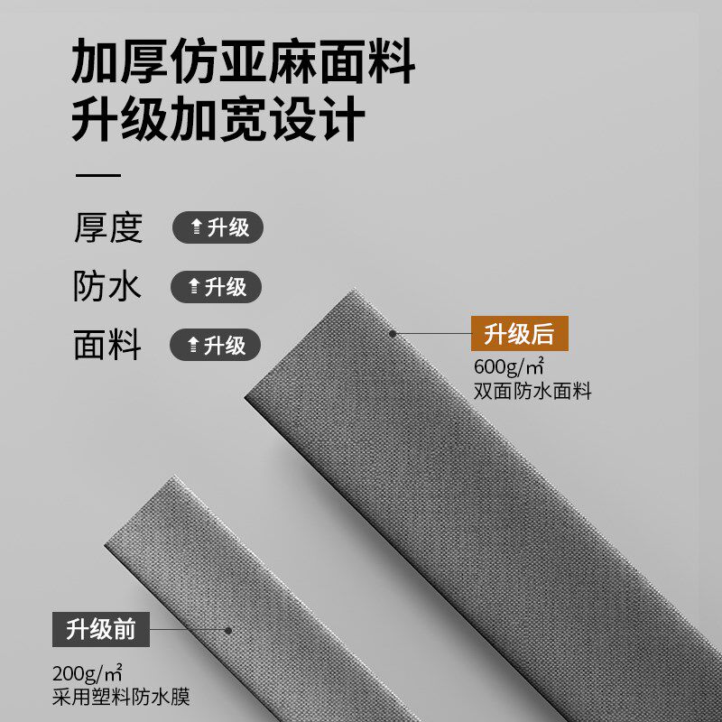 浴室免打孔防水浴帘套装卫生间折叠淋浴隔断帘干湿分离防水布