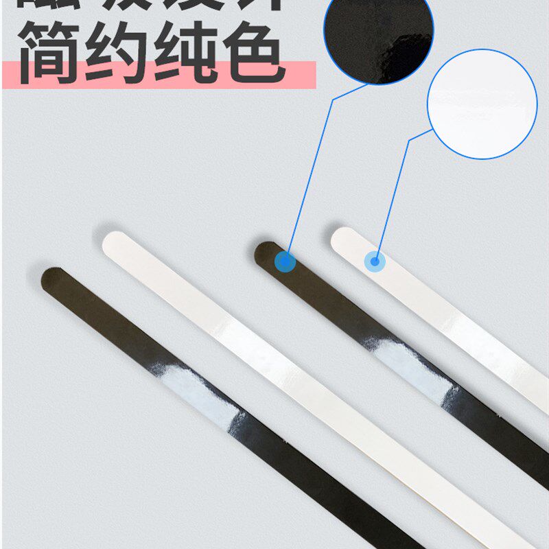 汽车磁吸车门防撞亮条黑白停车场防剐蹭车身碰撞隐形装饰防护胶条