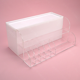 生日蛋糕蜡烛展示架礼品装饰文具存放收纳架高透明多层亚克力盒子