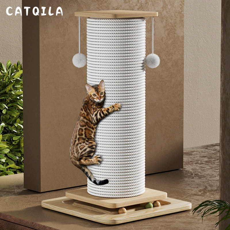猫抓板特大号立式剑麻猫抓柱耐磨不掉屑猫爪板猫爬架一体猫咪玩具