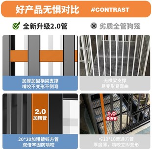 耐咬狗笼子大型犬中型犬室内带厕所柯基小型犬宠可折叠宠物笼金毛