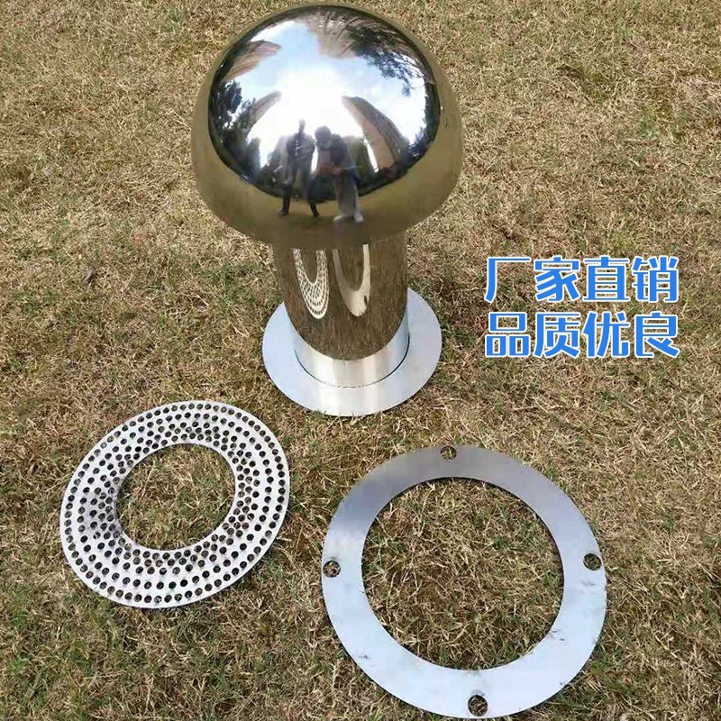 屋面排气管屋顶不锈钢透气管通气防雨帽出气口保温层换气盖