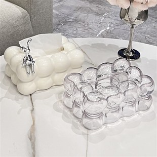 盒客厅家a用茶几高档卫生纸盒高颜值轻奢餐巾纸盒子创意抽取式卫