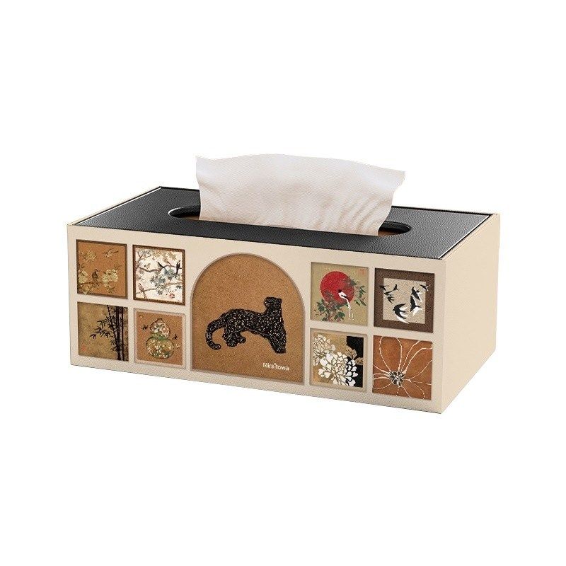 复居皮革盒客厅高端轻豪华卧室咖啡桌仿古风T格桌面纸收纳盒,收纳整理,纸巾盒,淘宝优惠券,粉丝福利购,淘宝优惠卷
