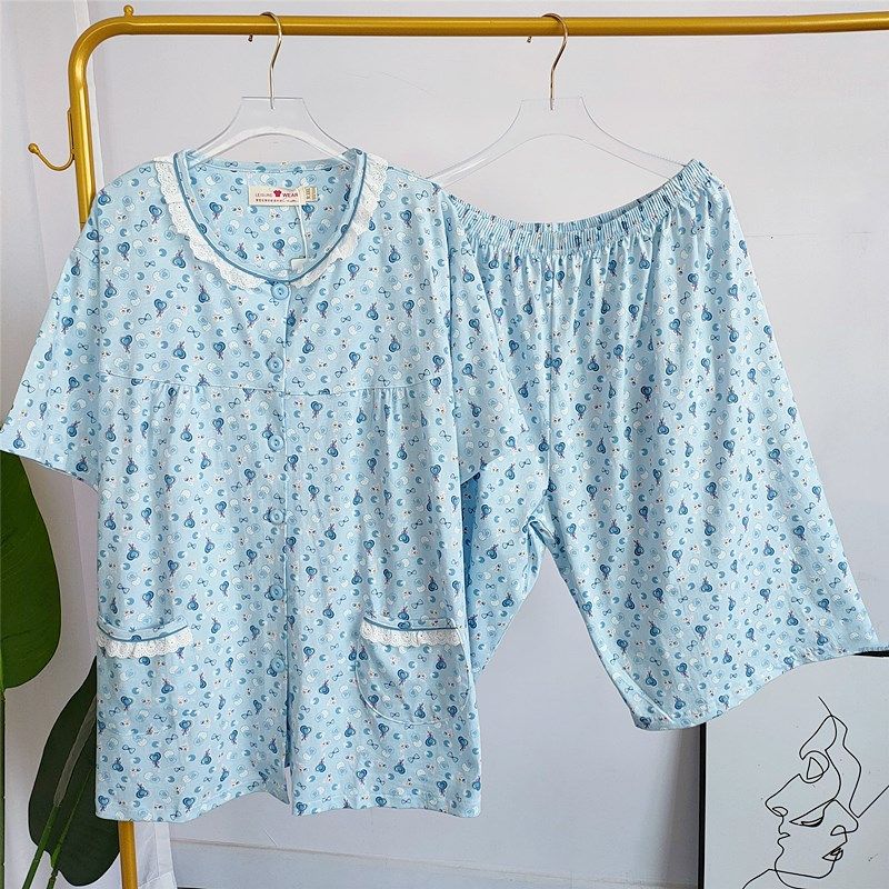 加肥加大码女士夏季短袖s短裤纯棉300斤胖妈妈中老年人家居服,女士内衣/男士内衣/家居服,睡衣/家居服套装,淘宝优惠券,粉丝福利购,淘宝优惠卷